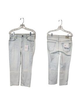 Edwin Maddox Cropped Slim Jeans Light Blue Size 30